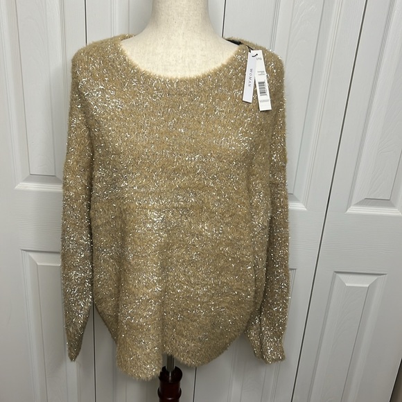 T Tahari Metallic Eyelash Knit Pullover
Sweater - Picture 2 of 7